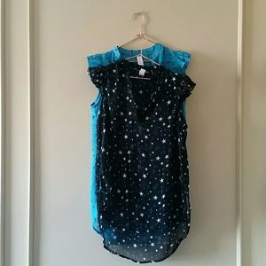 Sheer Shirts Set No Boundaries